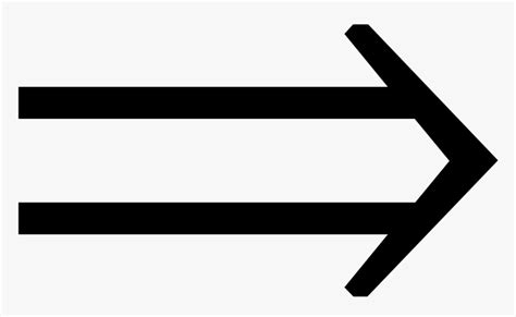 Double Arrow Math Clipart Png Download Double Line Arrow Symbol
