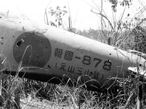 Pacific Wrecks A6m3 Zero 3036 Rear Fuselage With Houkoku Gou 878