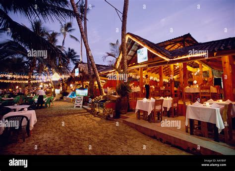 Restaurant On The Beach Of Cabarete Dominican Republic Stock Photo