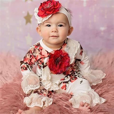 Haute Baby Kimono Style 2pc Set For Baby Girls Antique Charm