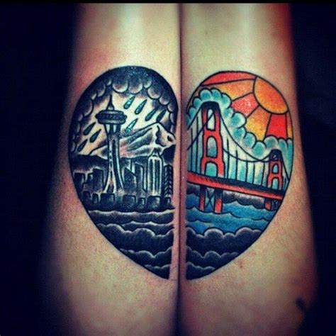 32 City Skyline Tattoos That Prove Home Is Where Your Ink Is Skyline