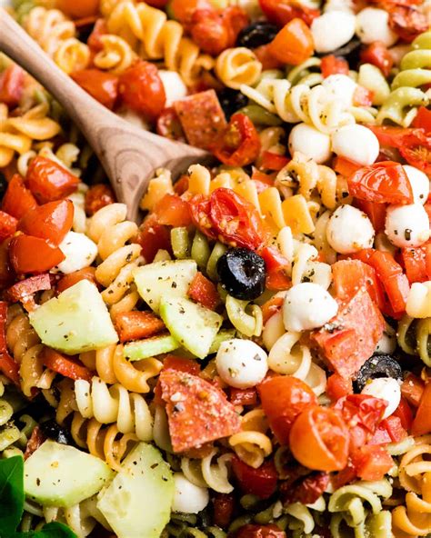 Best Pasta Salad Recipe Homemade Dressing Joyfoodsunshine