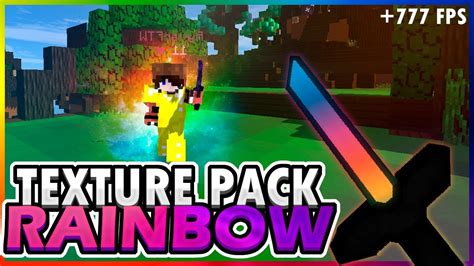 Minecraft Rainbow Texture Pack Sube Fps El Mejor Texture Pack 2018