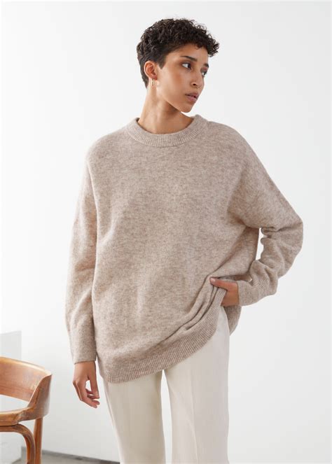 And Other Stories Oversized Alpaca Blend Relaxed Sweater