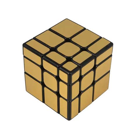 Cubo Rubik 3x3 Mirror Qiyi 517 Espejo Dorado Qiyi
