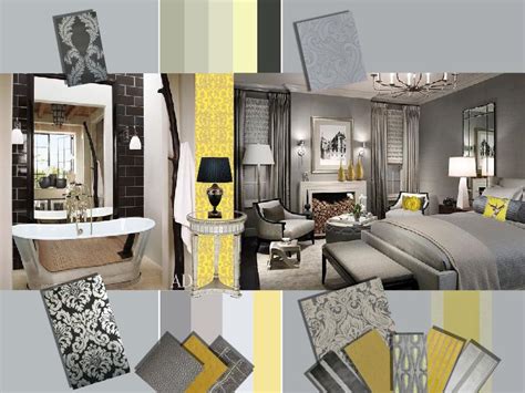 Trendy Grey And Yellow Interior Design And As A Wedding Color Scheme