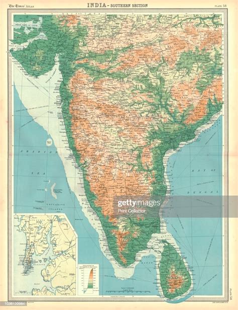 Map Of India Southern Section Map Of The South Of India And What