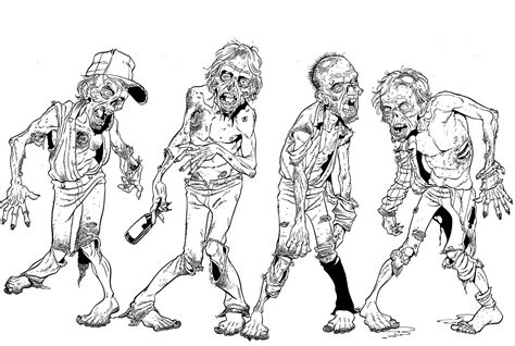 Zombies By Angryrooster On Deviantart Zombie Drawings Zombie Art