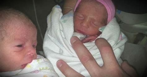 mom who didn t know she was pregnant delivers rare set of twins