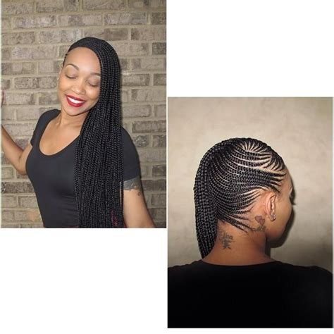 natural african american hairstyle monica side swept braids hair styles beautiful braids