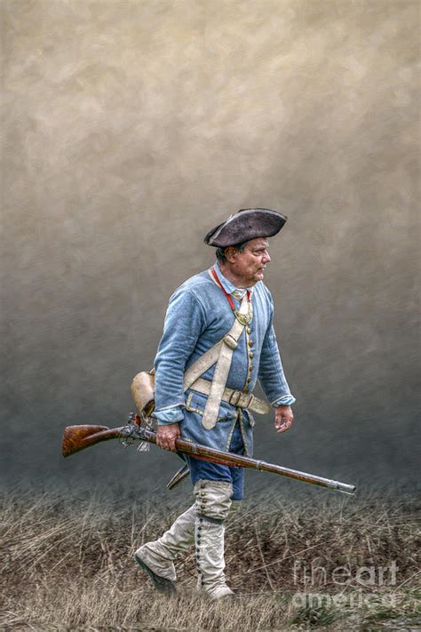 Colonial French Soldier With Rifle Digital Art By Randy Steele Pixels