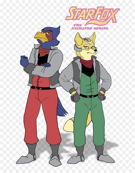 Fox Mccloud And Falco Lombardi From Star Fox Fox In Space Falco Hd Png Download Vhv
