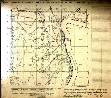 Best Copy Of The Oldest Omaha Map Scanned By The Durham Museum In