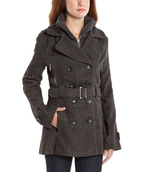 Look What I Found On Zulily Yoki Charcoal Tweed Layered Peacoat By