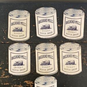 Railroad Mills Sweet Scotch Snuff Sewing Kit Vintage Tobacco Etsy