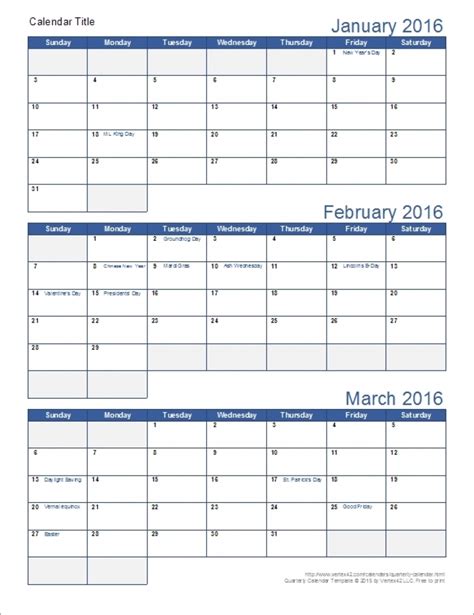 Free Printable 3 Month Calendars 2017 Template Calendar Design
