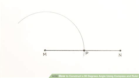How To Construct A 90 Degrees Angle Using Compass And Ruler