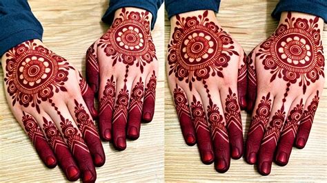 Latest Most Trendy Mandala Mehndi Design Artistic Henna By Saima Youtube