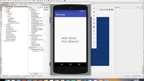 The first thing i tell everyone to do is to go on the android developers website and complete the building your first app lesson. Create your first Android App with Android Studio - YouTube