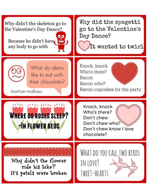 printable jokes funny valentines cards printable word searches