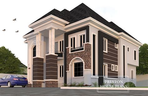 Floor Plan 5 Bedroom Duplex Designs In Nigeria Home Alqu