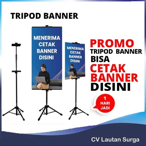 Tripod Murah, Tripod Banner 2 Sisi | Shopee Indonesia