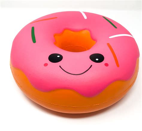 Super Jumbo Donut Squishy with a Cute Smiling Face - Walmart.com ...
