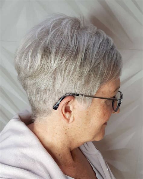 Feminine feathered pixie pixie cuts have a reputation of looking quite tomboyish; The Best Hairstyles and Haircuts for Women Over 70 ...