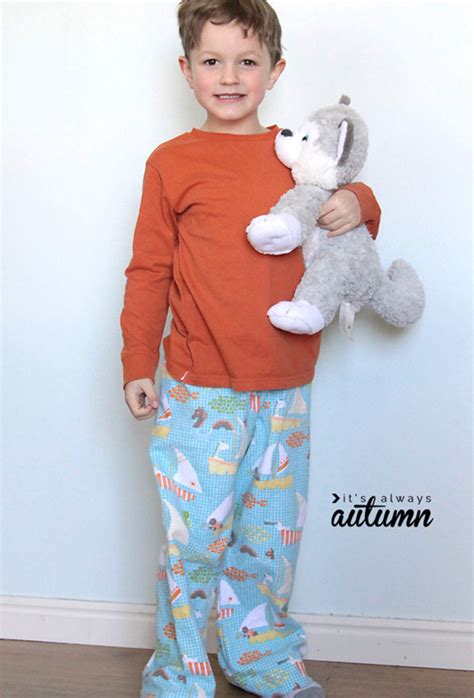 21 free sewing tutorials and patterns for kids' pajamas - It's Always
