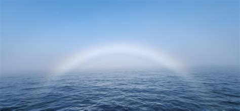 Very Nice Fog Bow Spotted Over The Ocean Near The Channel Islands Ca