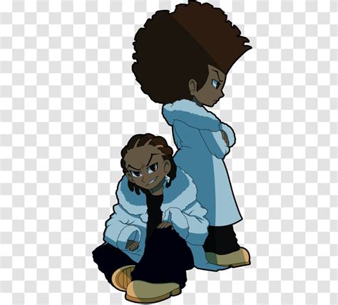 Huey Freeman Riley Character Comics Silhouette Boondocks