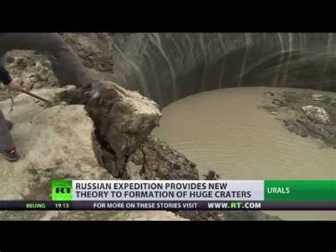 Siberian Giant Sinkholes Russian Expedition Ventures To Solve The Mystery Video Dailymotion