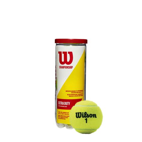 Wilson Championship Extra Duty Tennis Ball 3 Ball Can 20pk Disp