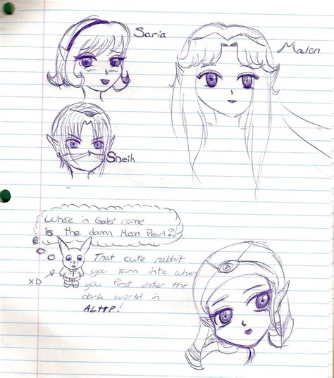 Zelda Character Sketch 2 By Artsy Seachel On Deviantart