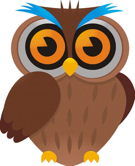Animated Owl Images Clipart Best