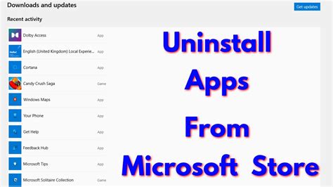 How To Uninstallremove Apps From Microsoft Store In Windows 10 Pc