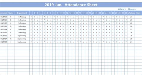 26 How To Make Automated Attendance Sheet In Excel Png Petui