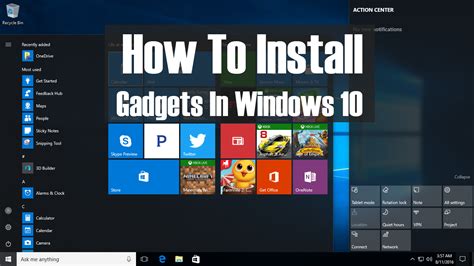 How To Install Desktop Gadgets In Windows 10 | Windows 10, Microsoft windows, Windows