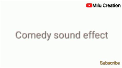 Comedy Sound Effects Background Youtube