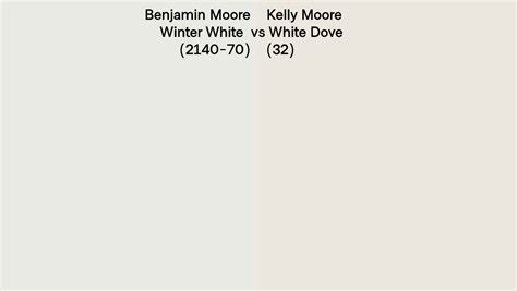 Benjamin Moore Winter White 2140 70 Vs Kelly Moore White Dove 32