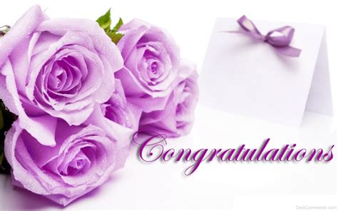 Congratulations With Pink Rose Desi Comments