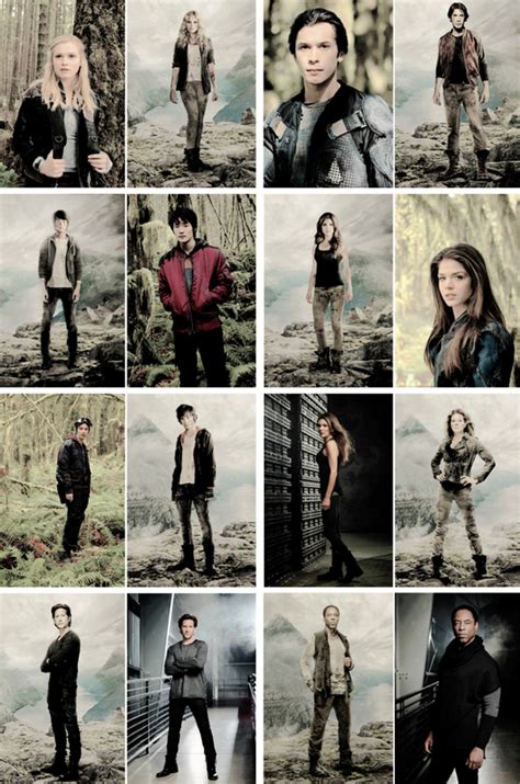 The 100 Cast Promotional Pictures Seasons 1 2 The 100 Cast The