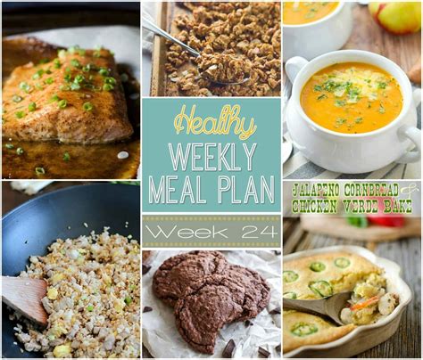 For some lunch is dinner and vice versa. Healthy Weekly Meal Plan #24 - Yummy Healthy Easy