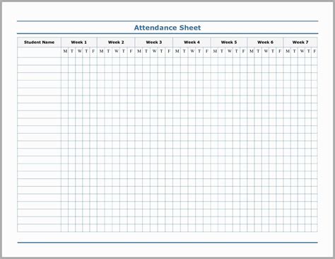 Employee Attendance Record Template Excel Excel Templates