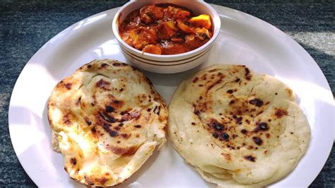 Butter Naan Recipe On Tawa Butter Naan Without Tandoor Without Yeast Youtube