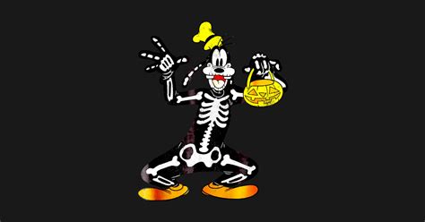 Disney Goofy Skeleton Halloween Scary Horror Goofy Skeleton Halloween