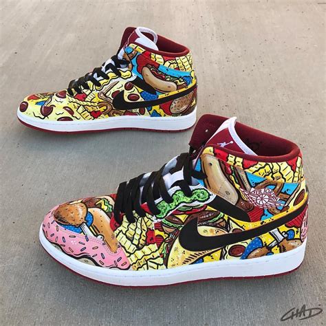 Hungry Check Out This Custom Air Jordan 1 By Chadcantcolor