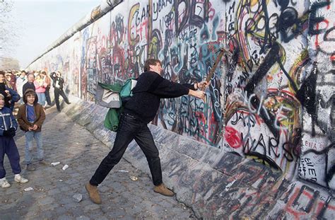 Berlin Wall Protests In Pictures World News The Guardian