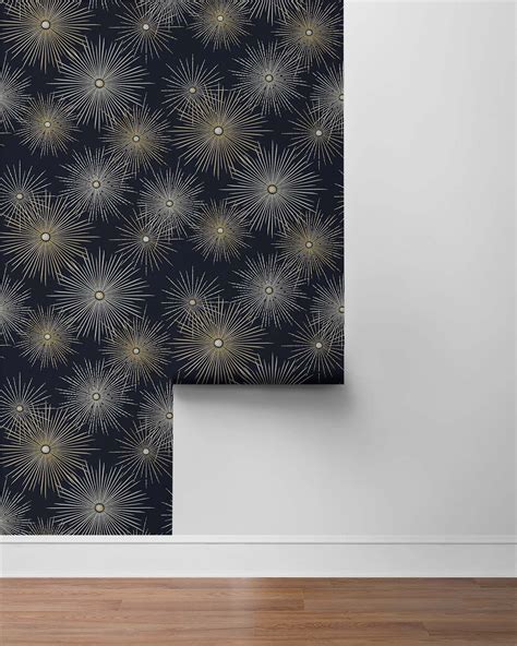 Metallic 8 9 Starburst Shapes Overlay A Faux Background In This Mid