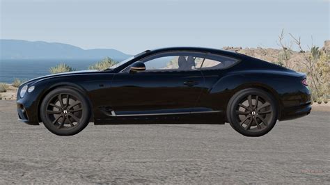 Bentley Continental Gt Black для Beamng Drive